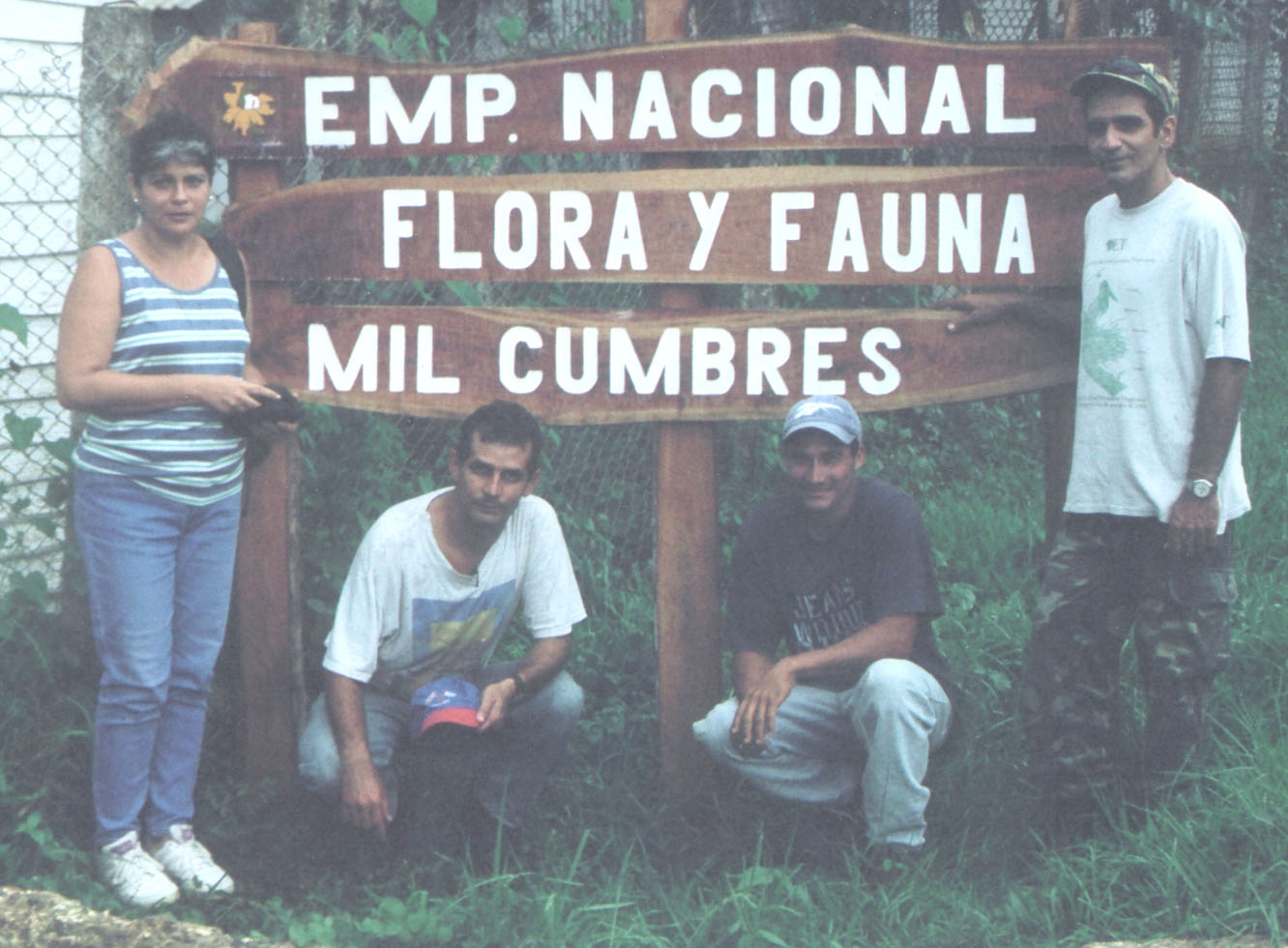 At the entrance to the protected area